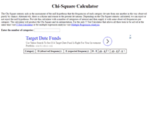 Tablet Screenshot of chisquarecalculator.com